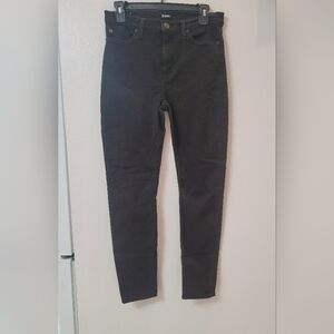 HUDSON Elegant Black High Rise Super Skinny Ankle Jeans for Women size 28